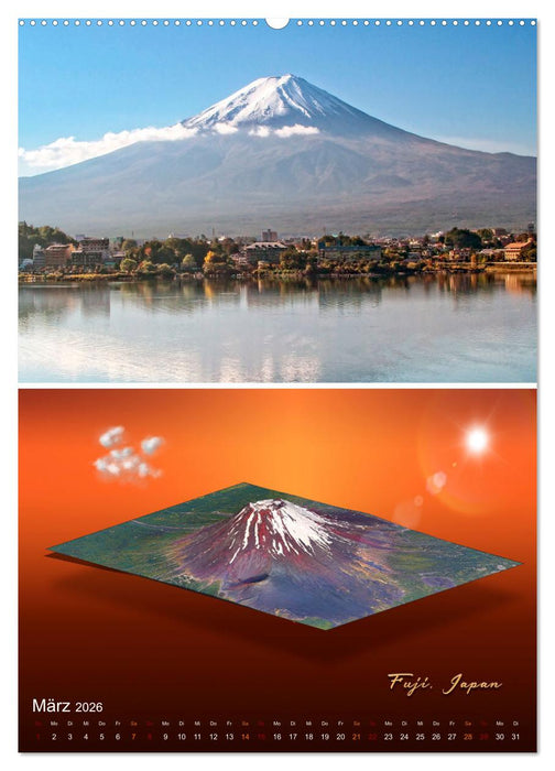 Vulkane - Faszination Vulkanismus (CALVENDO Wandkalender 2026)