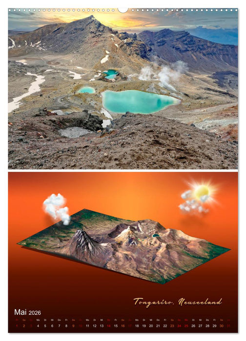 Vulkane - Faszination Vulkanismus (CALVENDO Wandkalender 2026)
