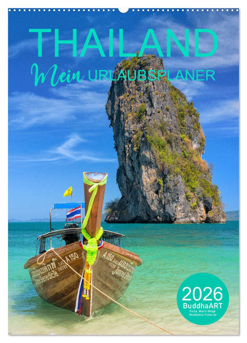 THAILAND - Mein Urlaubsplaner (CALVENDO Wandkalender 2026)