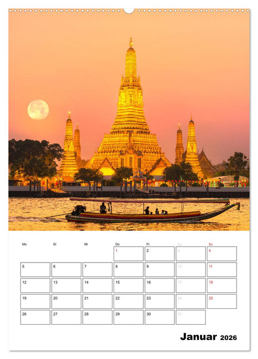 THAILAND - Mein Urlaubsplaner (CALVENDO Wandkalender 2026)