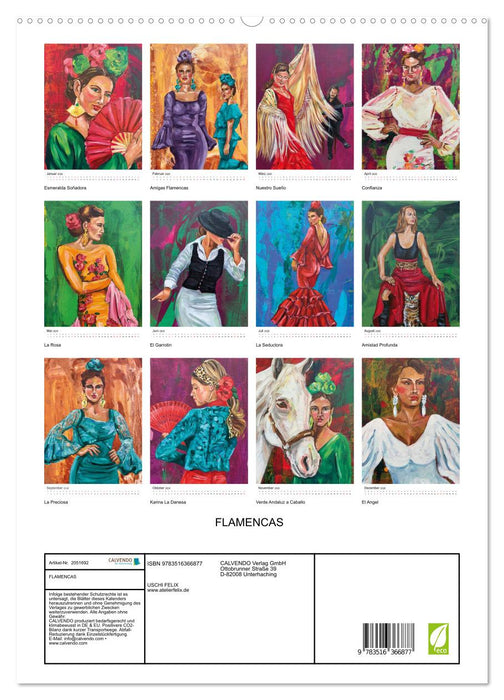 FLAMENCAS (CALVENDO Premium Wandkalender 2026)
