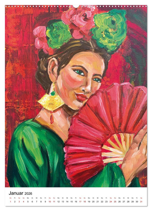 FLAMENCAS (CALVENDO Premium Wandkalender 2026)