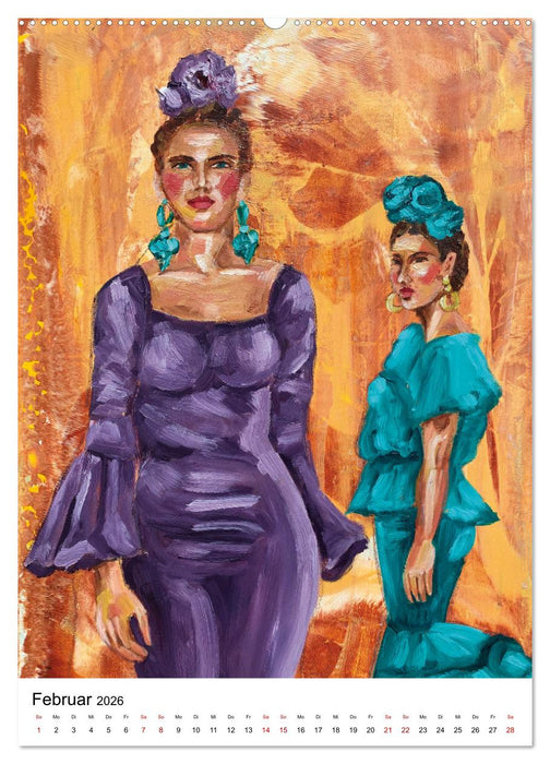FLAMENCAS (CALVENDO Premium Wandkalender 2026)