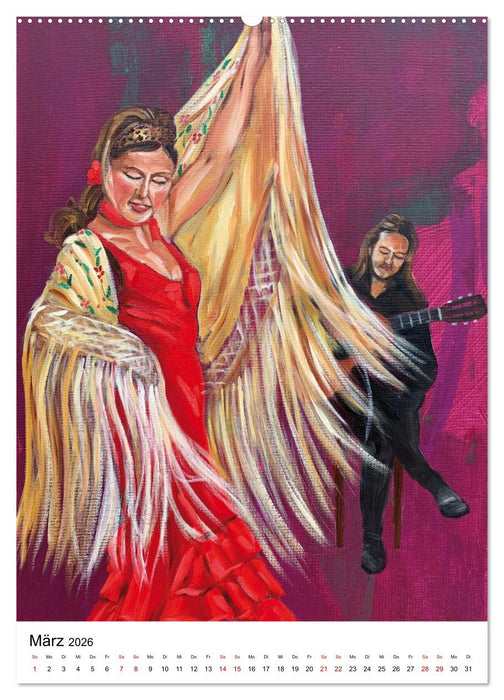 FLAMENCAS (CALVENDO Premium Wandkalender 2026)