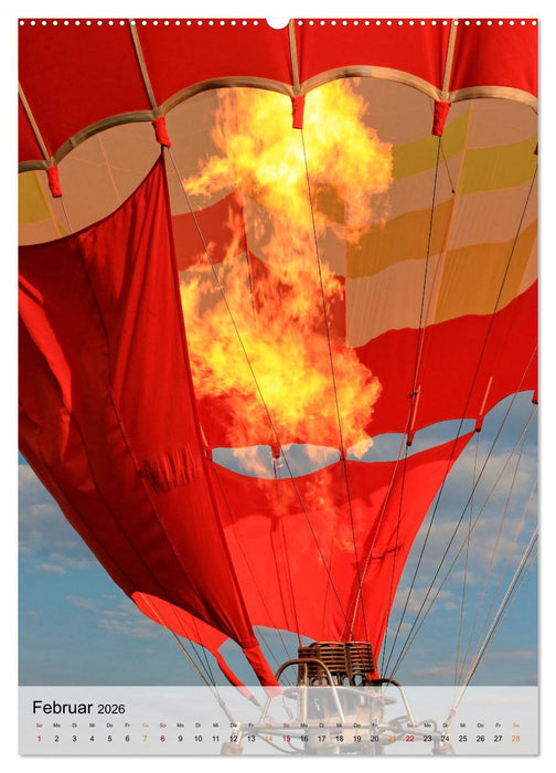 Ballon fahren - mein Traum (CALVENDO Premium Wandkalender 2026)