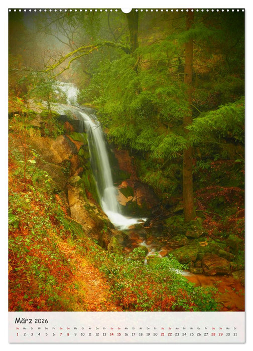 Europas Wasserfälle (CALVENDO Premium Wandkalender 2026)