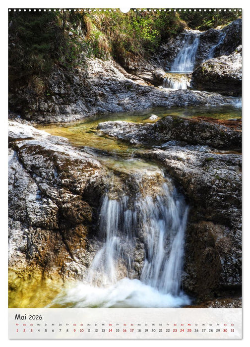 Europas Wasserfälle (CALVENDO Premium Wandkalender 2026)