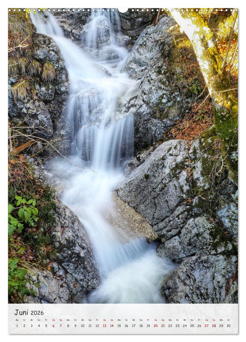 Europas Wasserfälle (CALVENDO Premium Wandkalender 2026)