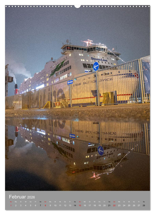 Kiel im Dunkeln. (CALVENDO Wandkalender 2026)