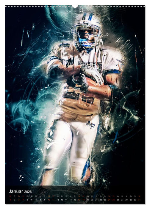 American Football - einfach faszinierend (CALVENDO Wandkalender 2026)