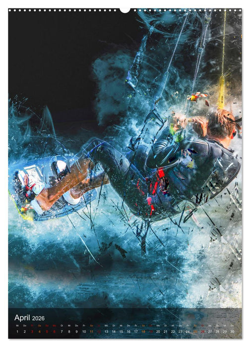 Kitesurfen - einfach cool (CALVENDO Wandkalender 2026)