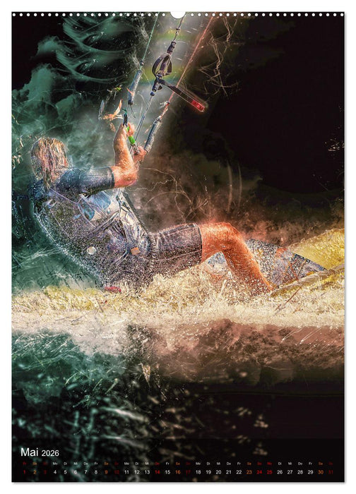 Kitesurfen - einfach cool (CALVENDO Wandkalender 2026)