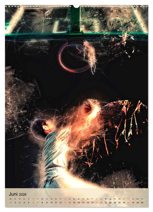 Basketball spektakulär (CALVENDO Wandkalender 2026)