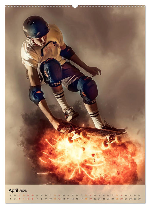 Skateboarding - einfach cool (CALVENDO Wandkalender 2026)