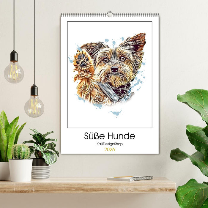 Süße Hunde (CALVENDO Wandkalender 2026)