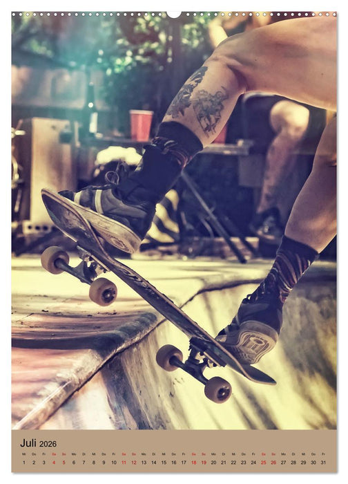 Skateboarding - einfach Spaß (CALVENDO Premium Wandkalender 2026)