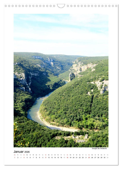 Cevennen, Südfrankreichs letzte wilde Ecke (CALVENDO Wandkalender 2026)