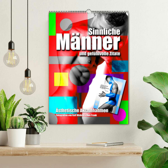Männer und gefühlvolle Zitate (CALVENDO Wandkalender 2026)