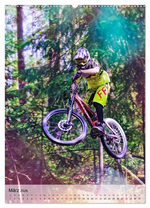 Mountainbike - einfach Spaß (CALVENDO Premium Wandkalender 2026)