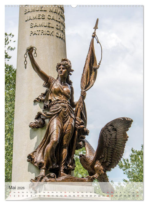 USA - Historisches Boston (CALVENDO Premium Wandkalender 2026)