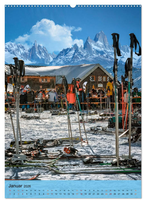 Endlich wieder Skifahren (CALVENDO Premium Wandkalender 2026)