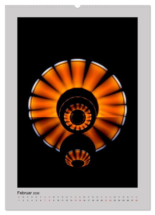 Lensball - Lichtmalerei in der Glaskugel (CALVENDO Wandkalender 2026)