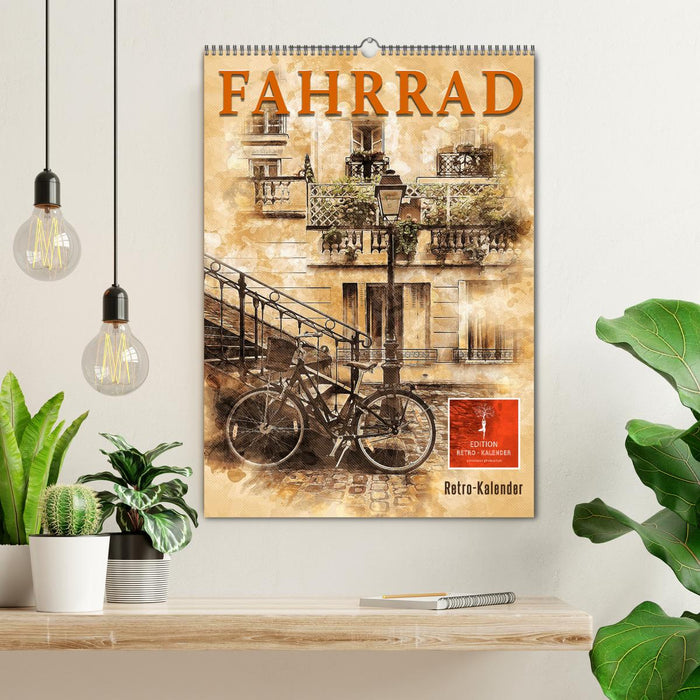 Fahrrad - Retro-Kalender (CALVENDO Wandkalender 2026)