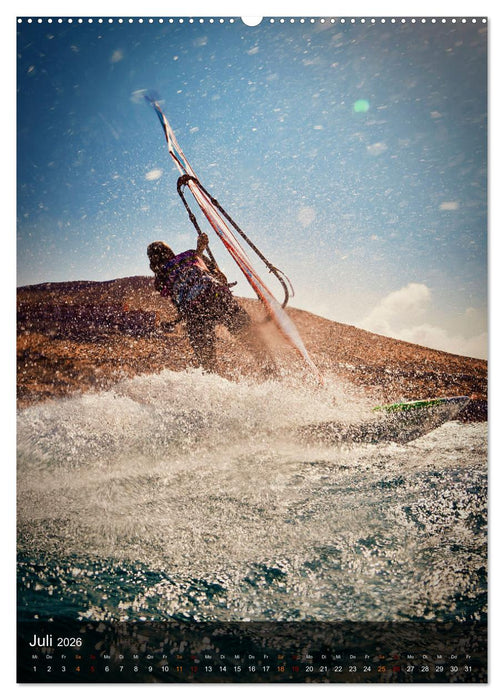 Windsurfing - Wind und Wellen (CALVENDO Premium Wandkalender 2026)