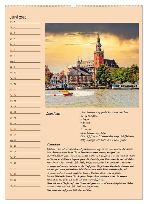 Ostfriesland - Appetit auf mehr (CALVENDO Premium Wandkalender 2026)