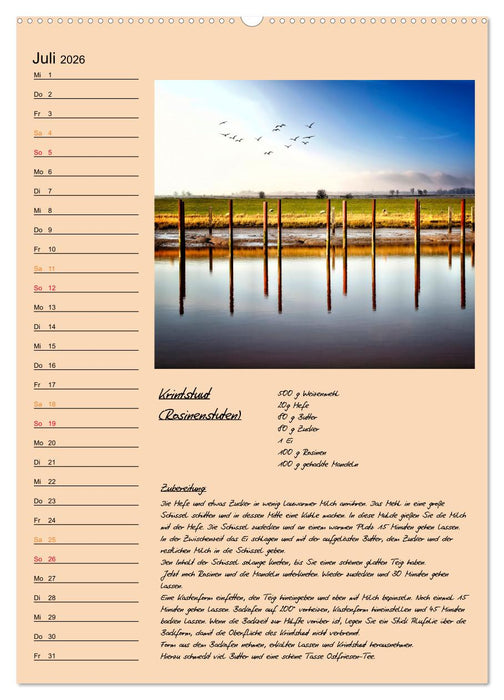 Ostfriesland - Appetit auf mehr (CALVENDO Premium Wandkalender 2026)