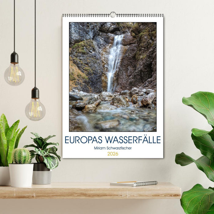 Europas Wasserfälle (CALVENDO Wandkalender 2026)