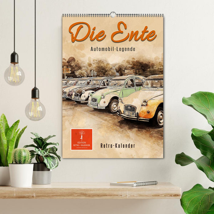 Die Ente - Automobil Legende (CALVENDO Wandkalender 2026)