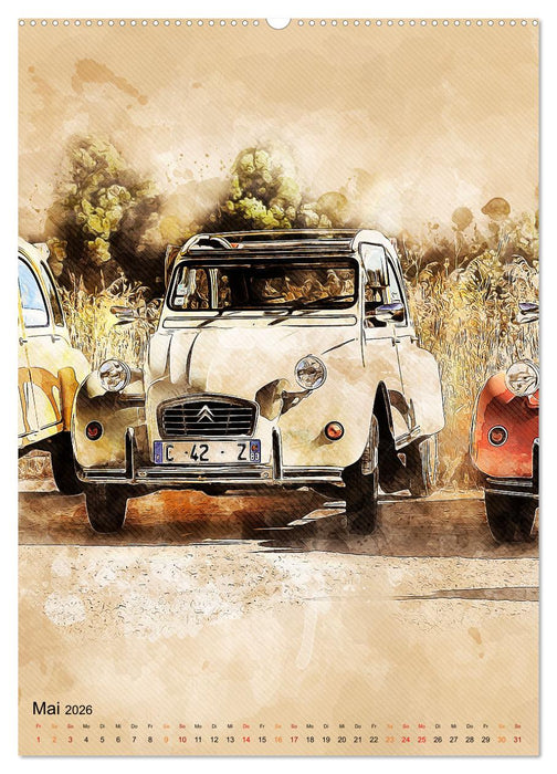 Die Ente - Automobil Legende (CALVENDO Wandkalender 2026)