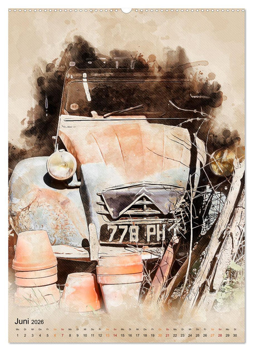 Die Ente - Automobil Legende (CALVENDO Wandkalender 2026)