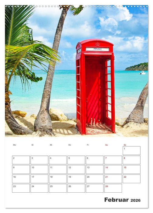Reise durch Mittelamerika - Urlaubsplaner (CALVENDO Premium Wandkalender 2026)