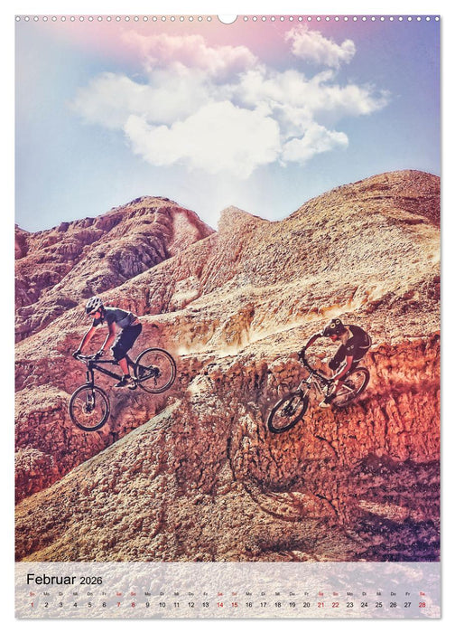 Mountainbike - einfach Spaß (CALVENDO Wandkalender 2026)