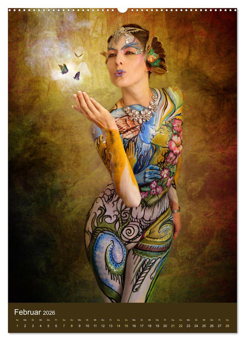Bodypainting Adventures (CALVENDO Premium Wandkalender 2026)