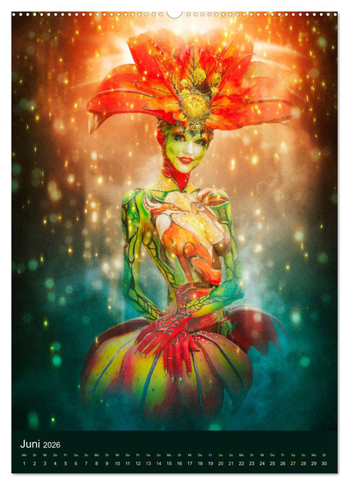 Bodypainting Adventures (CALVENDO Premium Wandkalender 2026)