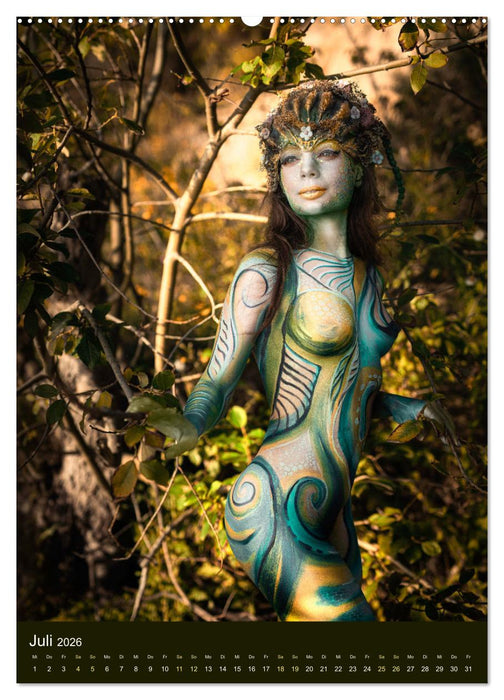 Bodypainting Adventures (CALVENDO Premium Wandkalender 2026)