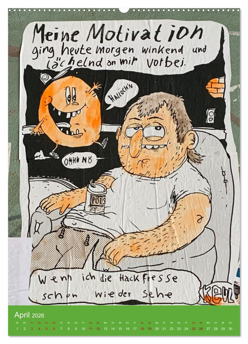 LOVE BERLIN - BUNTE WÄNDE (CALVENDO Premium Wandkalender 2026)