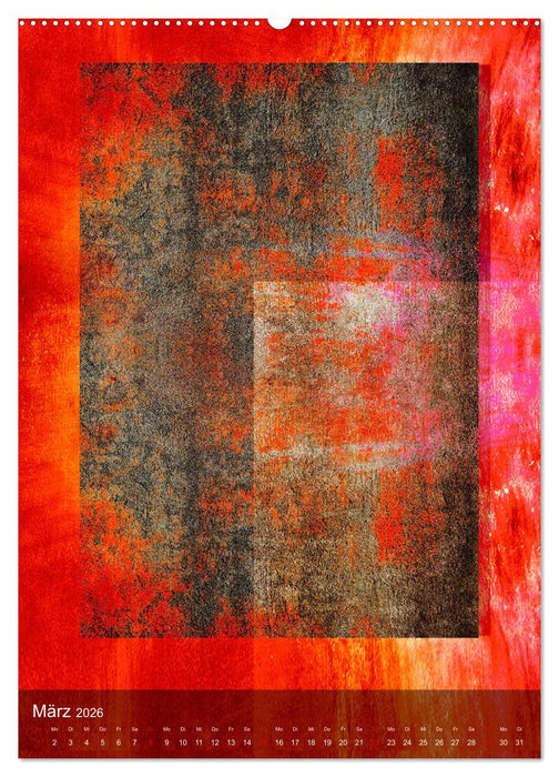 Das Abstrakte Jahr (CALVENDO Premium Wandkalender 2026)