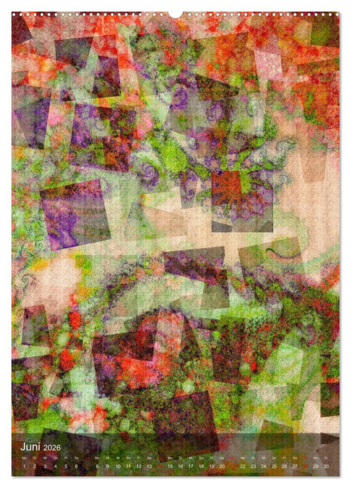 Das Abstrakte Jahr (CALVENDO Premium Wandkalender 2026)