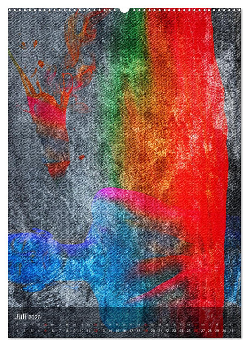 Das Abstrakte Jahr (CALVENDO Premium Wandkalender 2026)