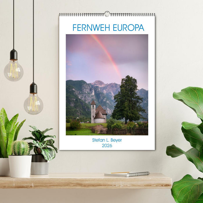 Fernweh Europa (CALVENDO Wandkalender 2026)