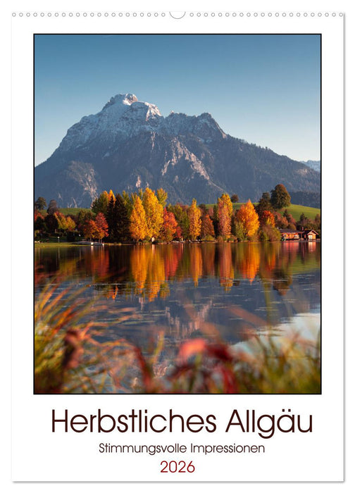 Herbstliches Allgäu (CALVENDO Wandkalender 2026)
