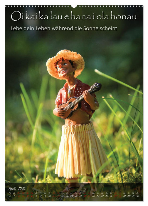 Hula Dancer - Hawaiianische Weisheiten (CALVENDO Premium Wandkalender 2026)