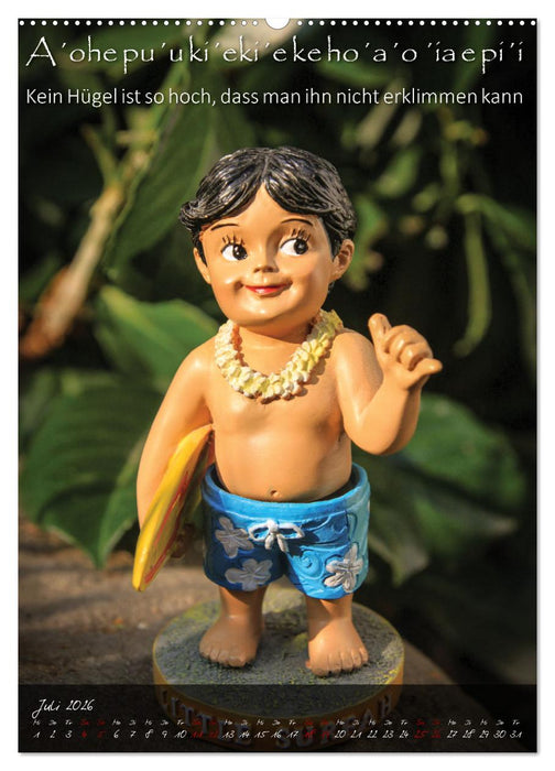 Hula Dancer - Hawaiianische Weisheiten (CALVENDO Premium Wandkalender 2026)