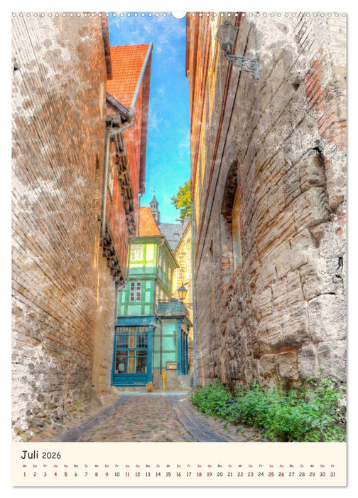Quedlinburg - unsere Stadt (CALVENDO Premium Wandkalender 2026)