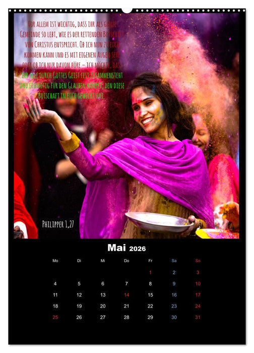 Der Bibelkalender - mit Gottes Wort durchs Jahr (CALVENDO Wandkalender 2026)