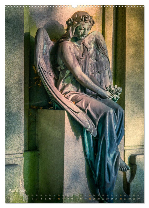 Die stillen Momente im Ohlsdorfer Friedhof (CALVENDO Wandkalender 2026)